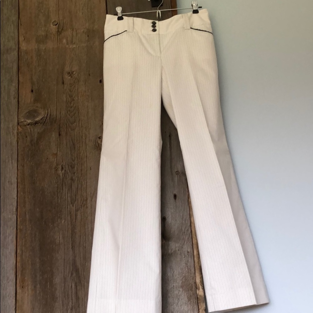 Black and White pinstripe pants